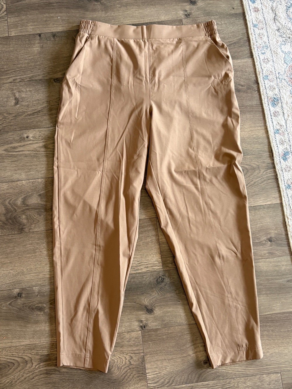 Fabletics Tapered Khaki Trousers
